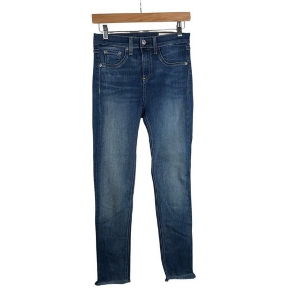 Rag & Bone 10 Inch Skinny Jean Women's 26 High Rise Denim Stretch 5 Pocket Pants